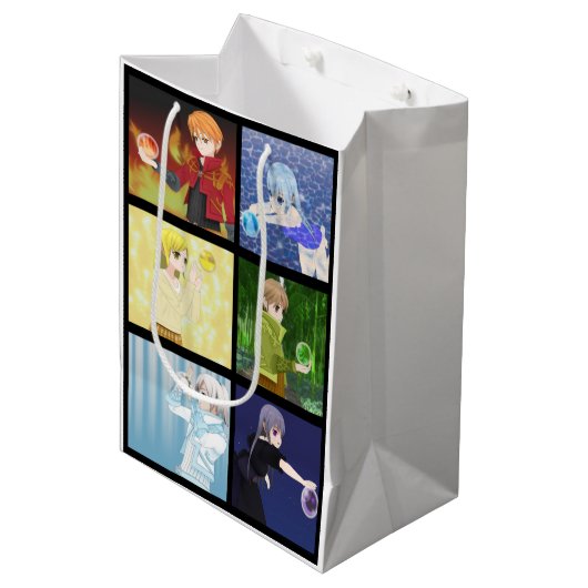 アニメスタイル要素抱き枕 ミディアムペーパーバッグ (正面アングル)