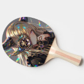アニメスチームパンク角化美しいwithスターモノクル 卓球ラケット (横)