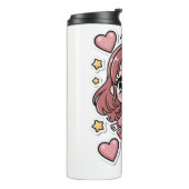 アニメステッカーデザイン澄んボトル タンブラー (回転左)