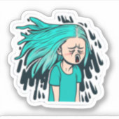 「アニメステッカー女の子」「アニメステッカーワンピース」 シール (正面)