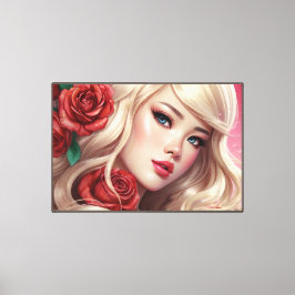 アニメストレッチキャンバス印刷 キャンバスプリント