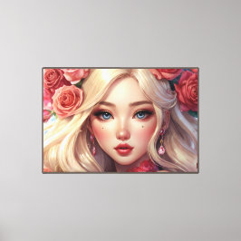 アニメストレッチキャンバス印刷 キャンバスプリント