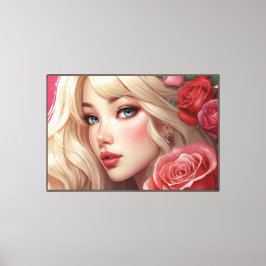 アニメストレッチキャンバス印刷 キャンバスプリント