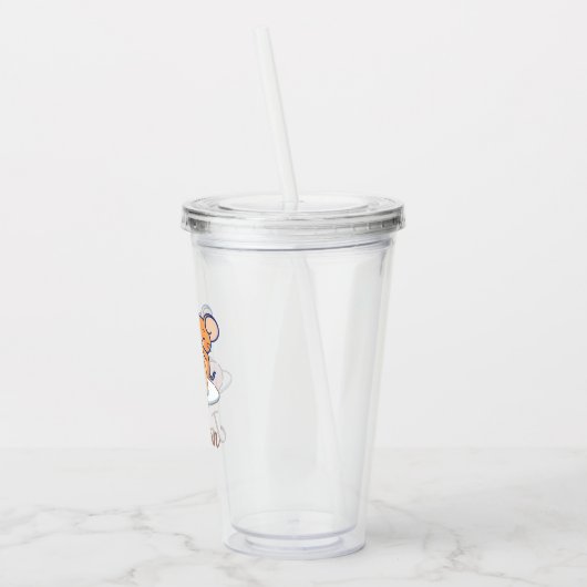 アニメタフィーとジェリー・チーズケーキ アクリルタンブラー (左)