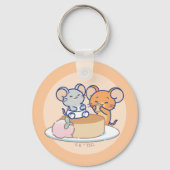 アニメタフィーとジェリー・チーズケーキ キーホルダー (正面)