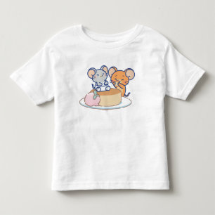 アニメタフィーとジェリー・チーズケーキ トドラーTシャツ