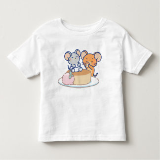 アニメタフィーとジェリー・チーズケーキ トドラーTシャツ