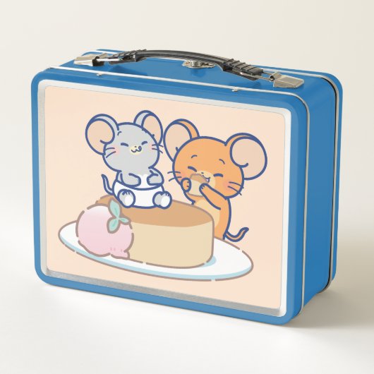 アニメタフィーとジェリー・チーズケーキ メタルランチボックス (裏面)