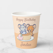 アニメタフィーとジェリー・チーズケーキ 紙コップ (正面)