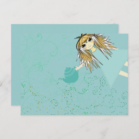 アニメティーパーティー インビテーションポストカード (正面/裏面)