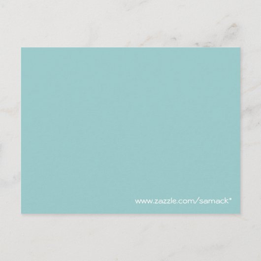 アニメティーパーティー インビテーションポストカード (裏面)