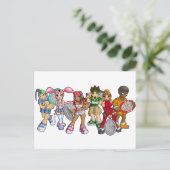 アニメテニスキャラクター ポストカード (スタンド正面)