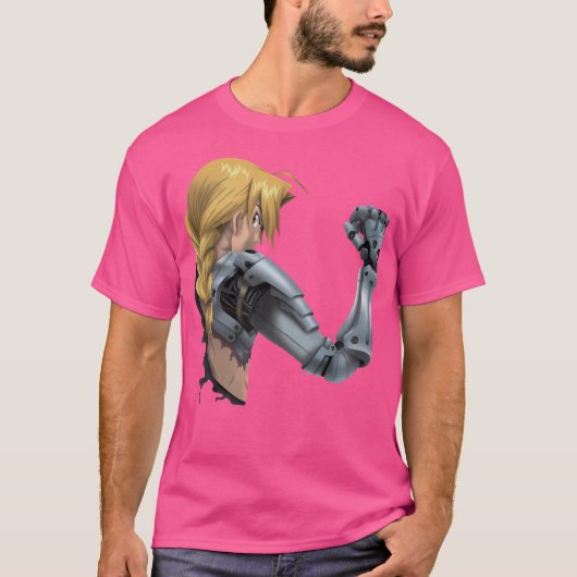 アニメデザインメタル Tシャツ (正面)