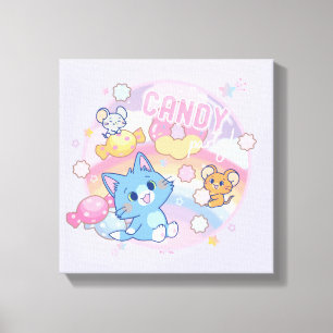 アニメトムとジェリーキャンディパーティー キャンバスプリント