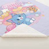 アニメトムとジェリーキャンディパーティー シェルパブランケット (3/4)