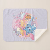 アニメトムとジェリーキャンディパーティー シェルパブランケット (正面(横))