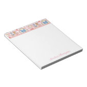 アニメトムとジェリーベーカリー柄 ノートパッド (アングル)