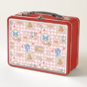 アニメトムとジェリーベーカリー柄 メタルランチボックス (正面)