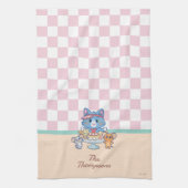 アニメトム、ジェリー、タッフィーのデザート・パーラー キッチンタオル (縦)