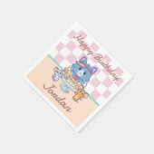 アニメトム、ジェリー、タッフィーのデザート・パーラー スタンダードカクテルナプキン (角)