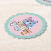 アニメトム、ジェリー、タッフィーのデザート・パーラー ペーパーコースター (アングル)