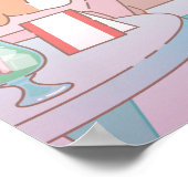 アニメトム、ジェリー、タッフィーのデザート・パーラー ポスター (角)