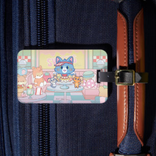 アニメトム、ジェリー、タッフィーのデザート・パーラー ラゲッジタグ