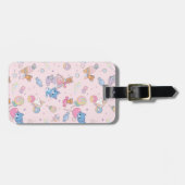 アニメトム、ジェリー、タフィーのキャンディランドパターン ラゲッジタグ (正面横)