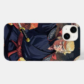 アニメトランプ – 拳を上げる Case-Mate iPhoneケース (裏面 (横))