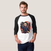 アニメトランプ – 拳を上げる Tシャツ (正面フル)