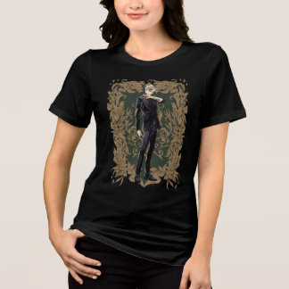 アニメドラコマルフォイ華美フレーム トライブレンドTシャツ