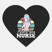 アニメナース日本のアニメ国家ナース日 ハートシール (正面)