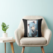 アニメネコキャットガールパステルかわいい日本のワイフO クッション (椅子)