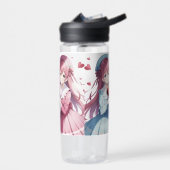 アニメハートバレンタインデー ウォーターボトル (左面)