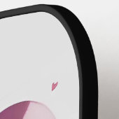 アニメハートバレンタインデー ピックルボールラケット (左詳細)