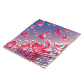 アニメハート陶磁器タイル タイル (側面)