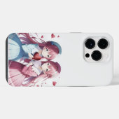 アニメバレンタインデーハート iPhoneケース (裏面横)
