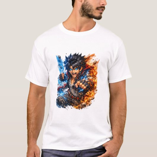 アニメパワーサージTシャツ Tシャツ (正面)