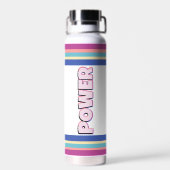 アニメパワーヒーローガール ウォーターボトル (背面)