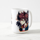 アニメパワー: 若き漫画キャラクターデザイン コーヒーマグカップ (正面右)
