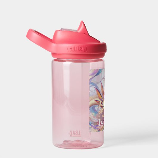 アニメパーソナライズされたガールとアクソロトル ウォーターボトル (右面)