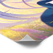 アニメパーソナライズされたガール遊ズ・ヴァイオリン ポスター (角)