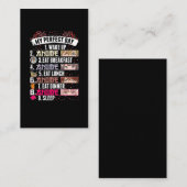 アニメパーフェクトデイオタクガール日本のマンガ 名刺 (正面/裏面)