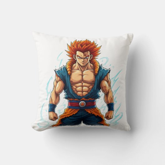 アニメヒーローオタクweebデカールマーチ クッション (正面)