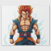 アニメヒーローオタクweebデカールマーチ ラッピングペーパー (フラット)