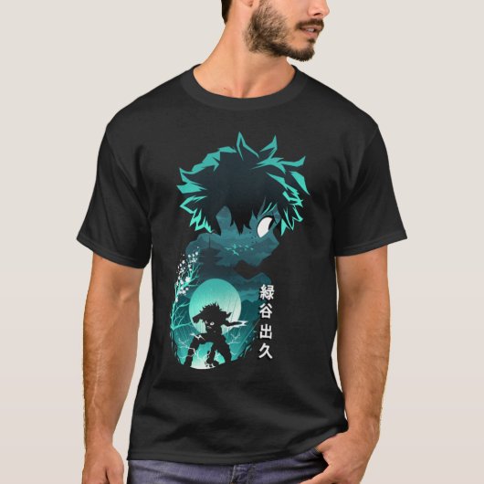 アニメヒーローデクTシャツ Tシャツ (正面)