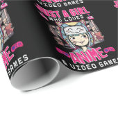 アニメビデオゲームズガールおたくゲ10代のーミ日本のング ラッピングペーパー (ロールコーナー)