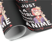 アニメファンガールオタク日本のマンガ恋人 ラッピングペーパー (ロールコーナー)