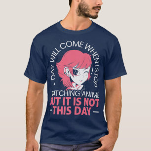 アニメファンマンガリーダーオタクかわいい好きアニメ Tシャツ