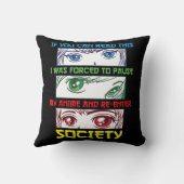 アニメファン観戦アニメフレーズおもしろい愛好家 クッション (裏面)